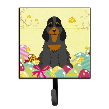 Jensendistributionservices Easter Eggs Cocker Spaniel Black Tan Leash or Key Holder MI1719270